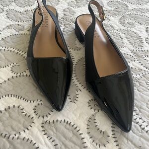 Journee Bertie Slingback Black Flats